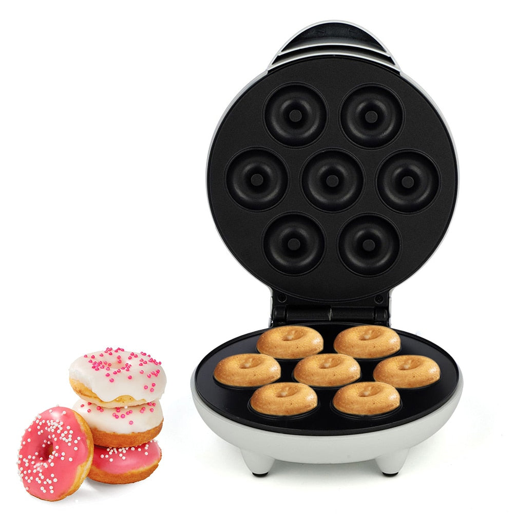 non-stick mini thin waffle donut maker