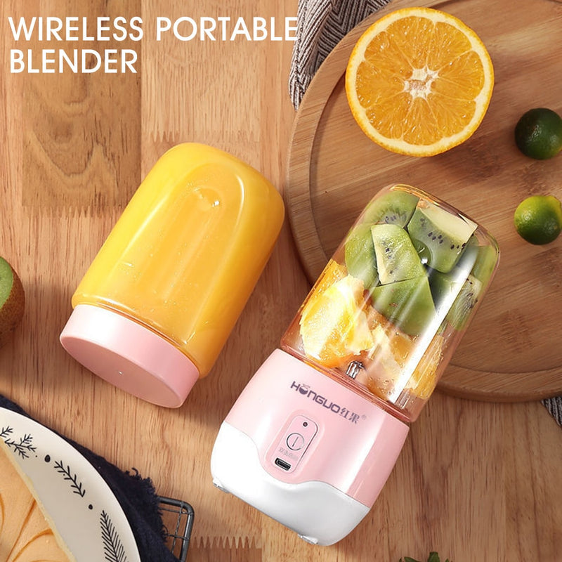 Portable Wireless Blender - Usb Rechargeable Mini Juice Maker For