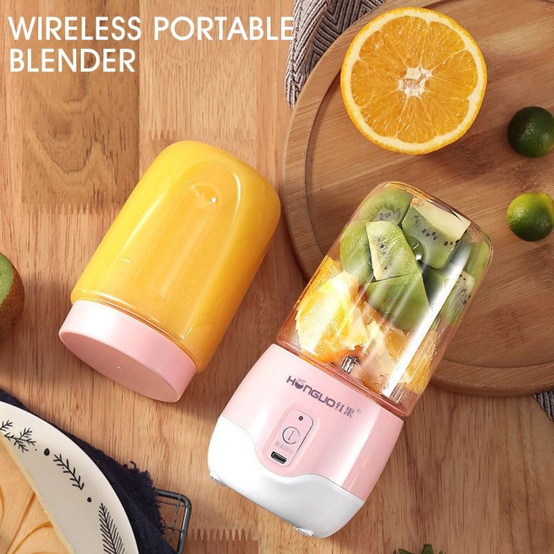 Portable Blender, Personal Blender, Small Fruit Mixer, Electric USB  Rechargeable Juicer Cup