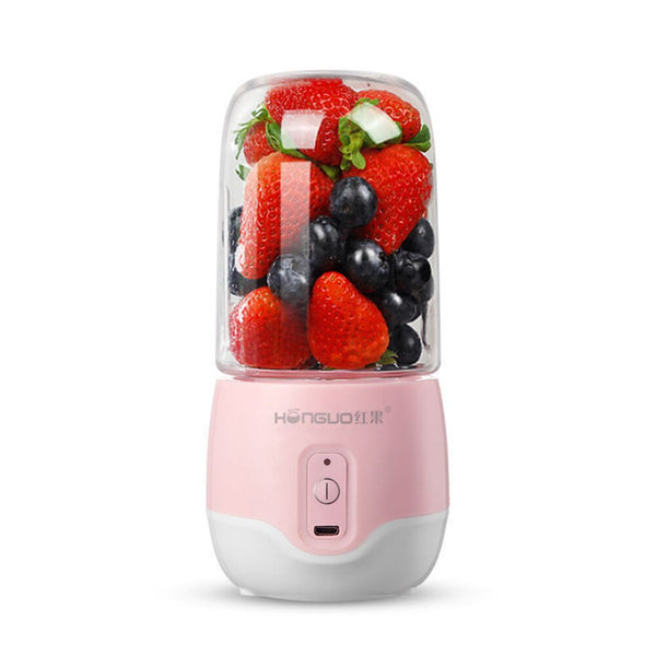 Portable USB Rechargeable Mini Blender for Fruit Smoothies and Milkshakes - 300ml Personal Juicer Cup