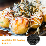 Aluminum Alloy Takoyaki Pan - Portable and Easy-to-Clean Octopus Ball Maker for Home Cooking