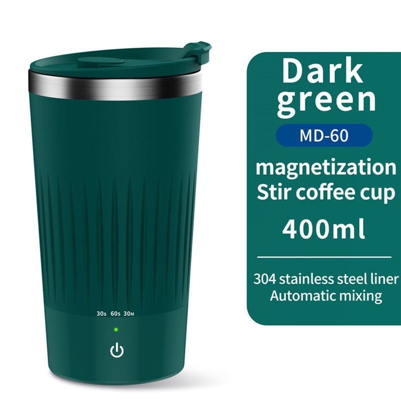 MagnaBlend Self-Stirring Mug - USB Rechargeable Magnetic Coffee Cup