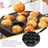 Aluminum Alloy Takoyaki Pan - Portable and Easy-to-Clean Octopus Ball Maker for Home Cooking